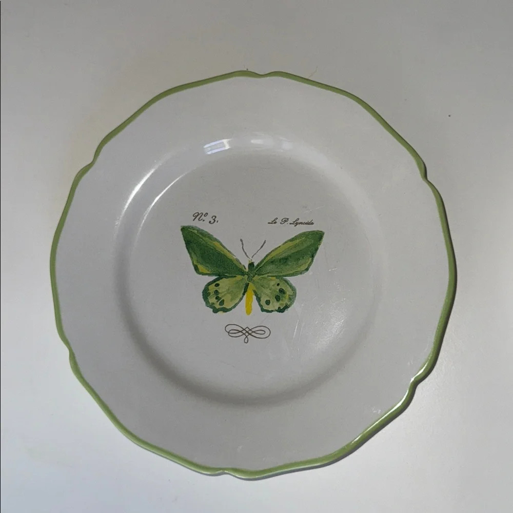 Marc Lacaze William Sonoma Butterfly Plates 2008